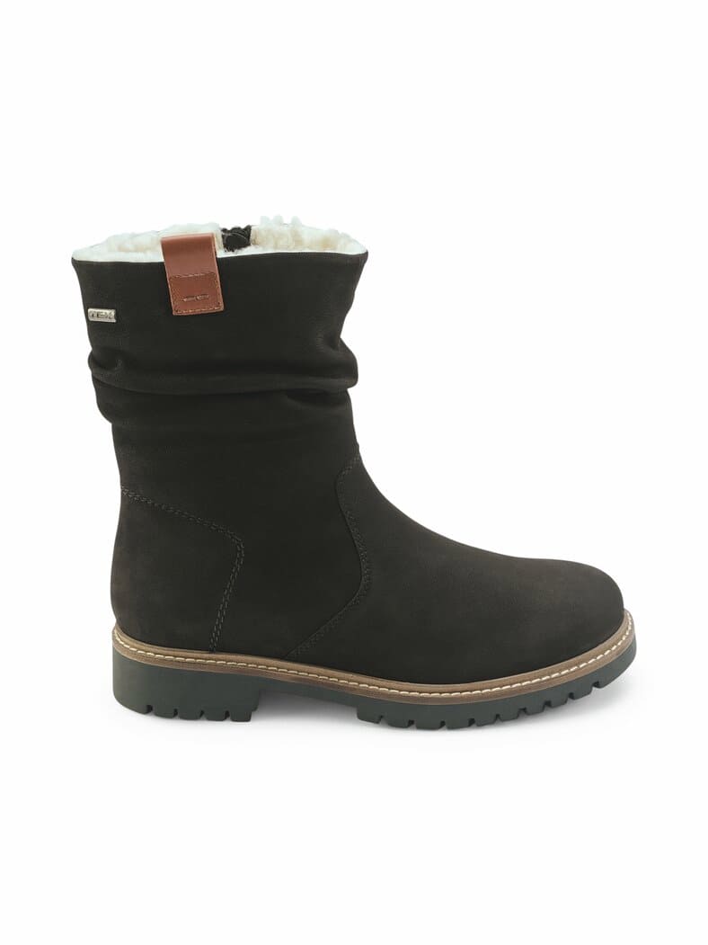 Bequem-Stiefel Warmfutter Schwarz