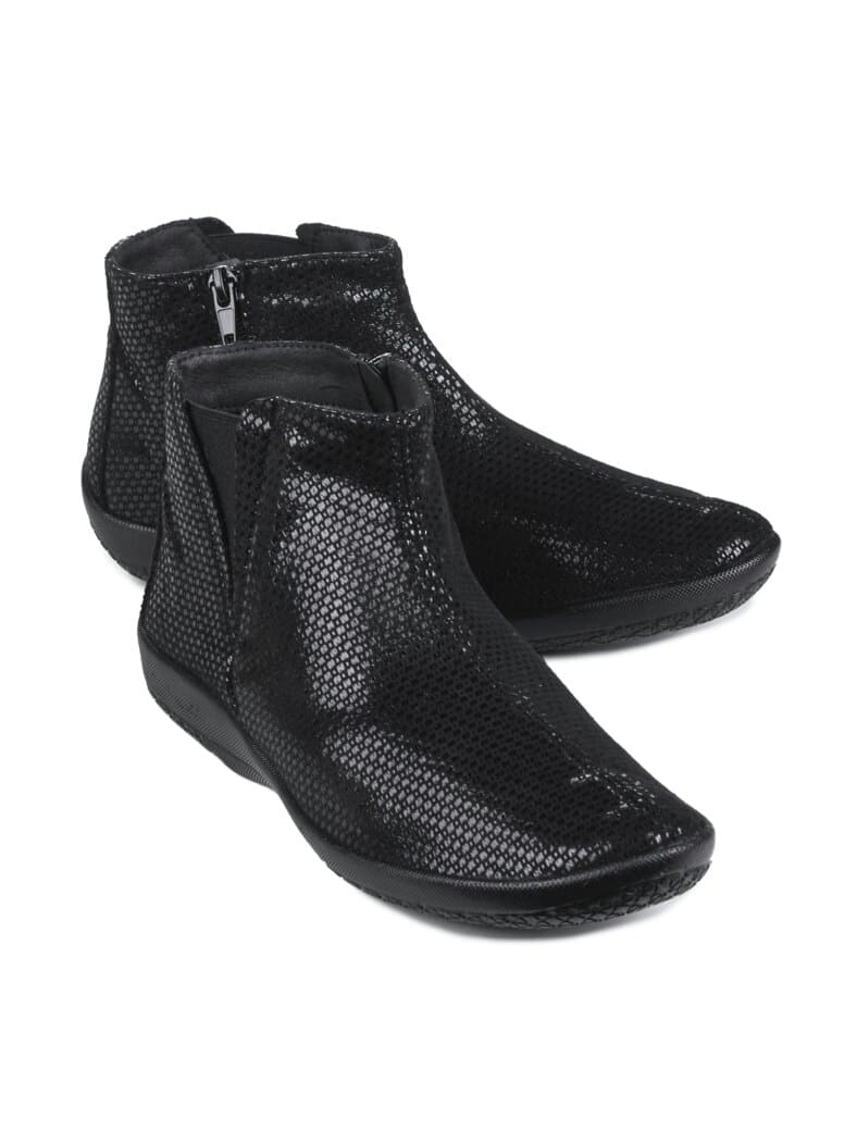 Hallux-Soft-Stiefelette Schwarz