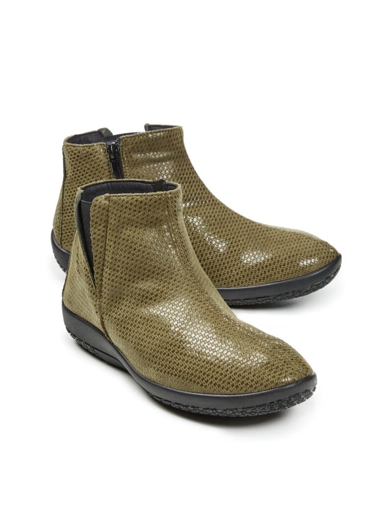 Hallux-Soft-Stiefelette Khaki