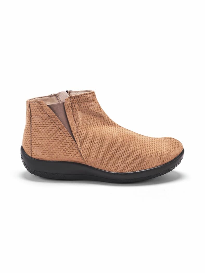 Hallux-Soft-Stiefelette Hellbraun