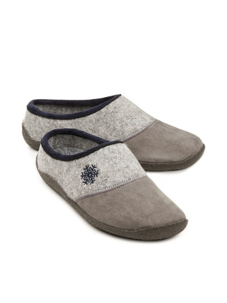 Hallux-Hausschuh Atmungsaktiv Grau