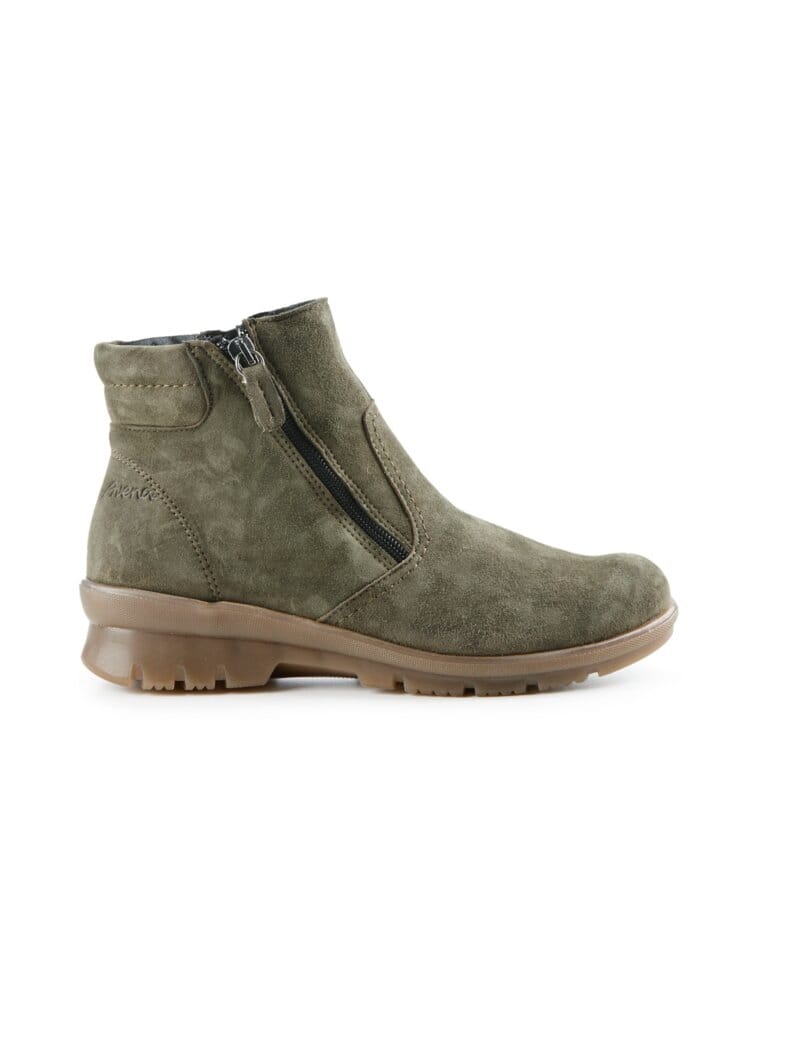 Hallux-Reißverschluss-Bootie Khaki