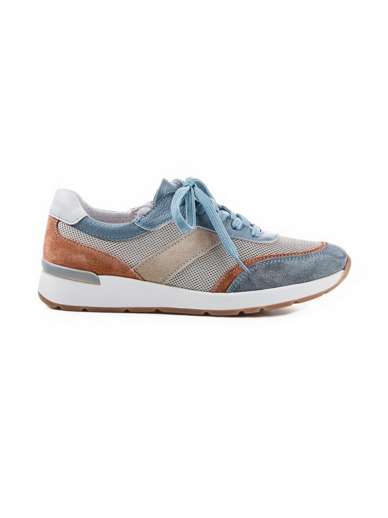 Hallux-Sneaker Multicolor Blau-Rosé