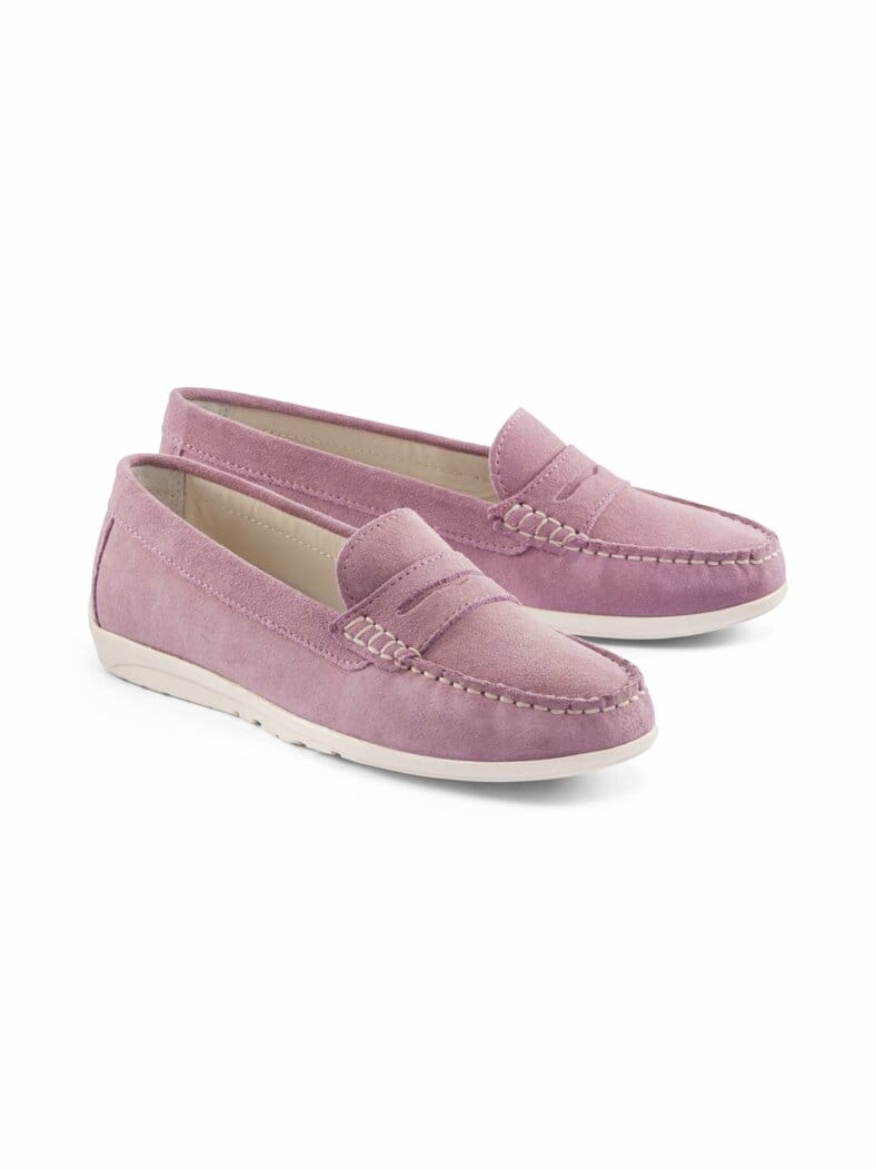 Bequem-Mokassin Flexibel Flieder