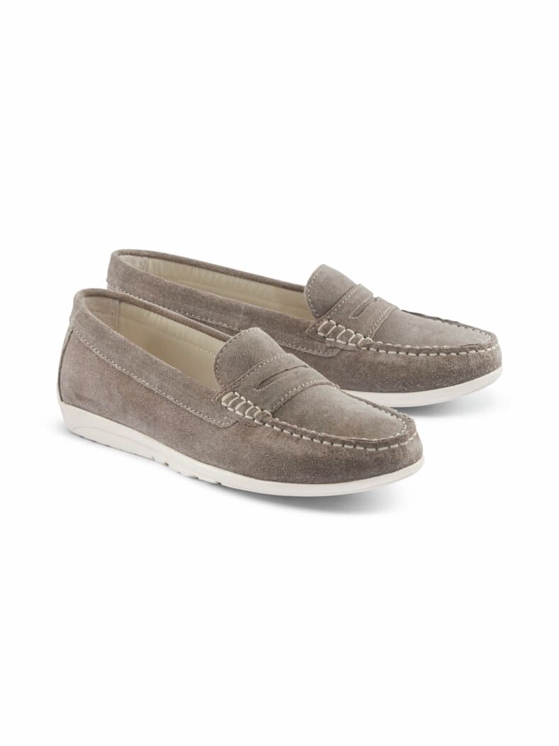Bequem-Mokassin Flexibel Taupe