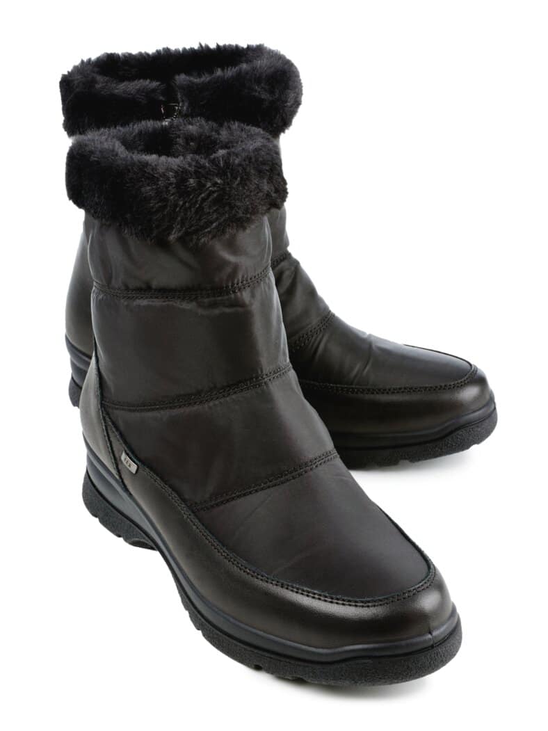 Aquastop-Stiefel Wetterfest Schwarz