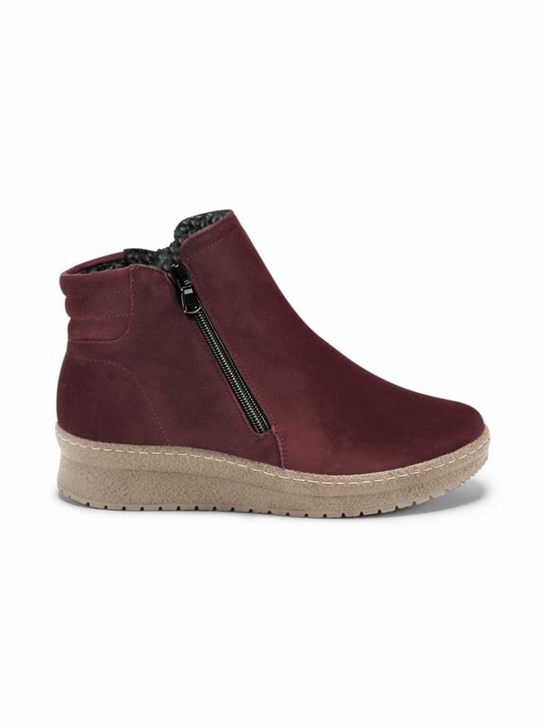 Hallux-Luftpolster-Bootie Bordeaux