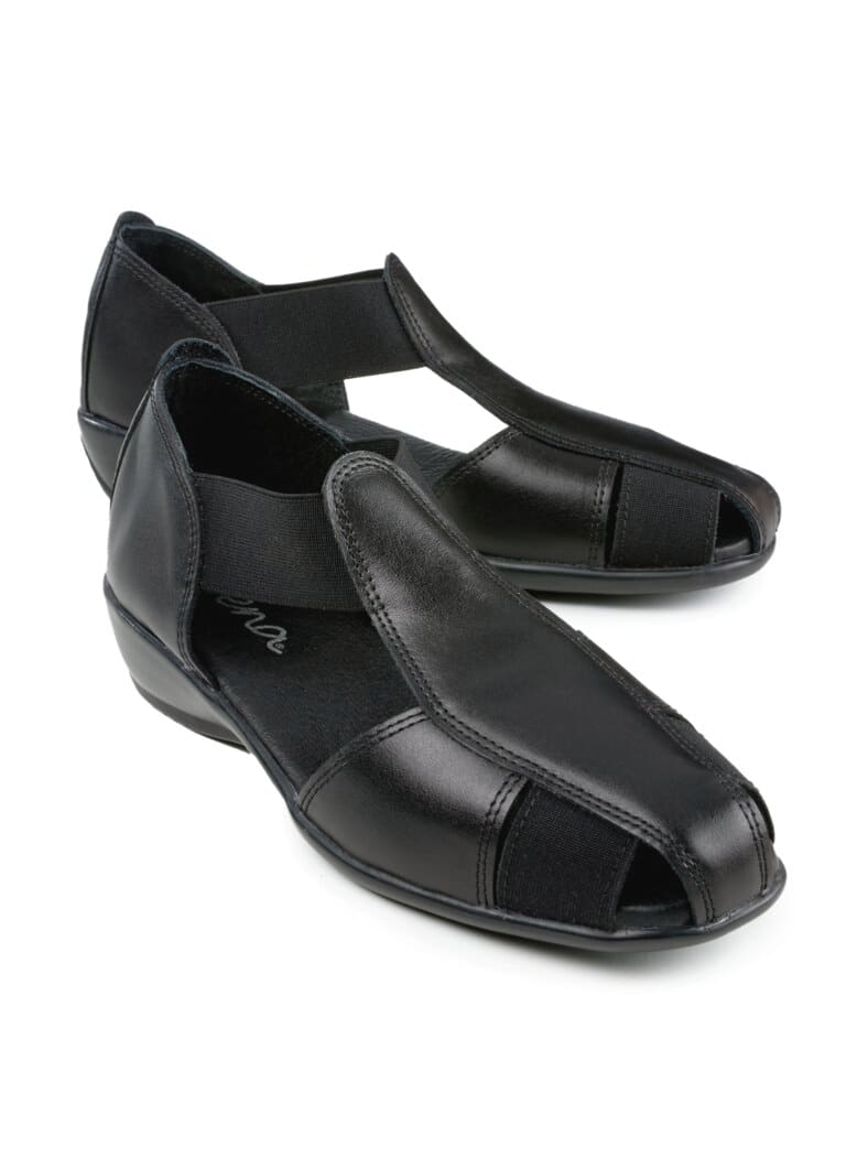 Superflex-Sandalenschuh Schwarz