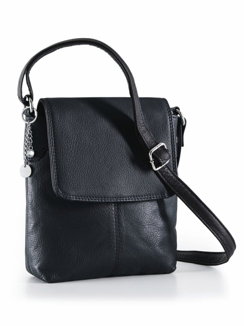 Umhängetasche Ziegenleder Dunkelblau