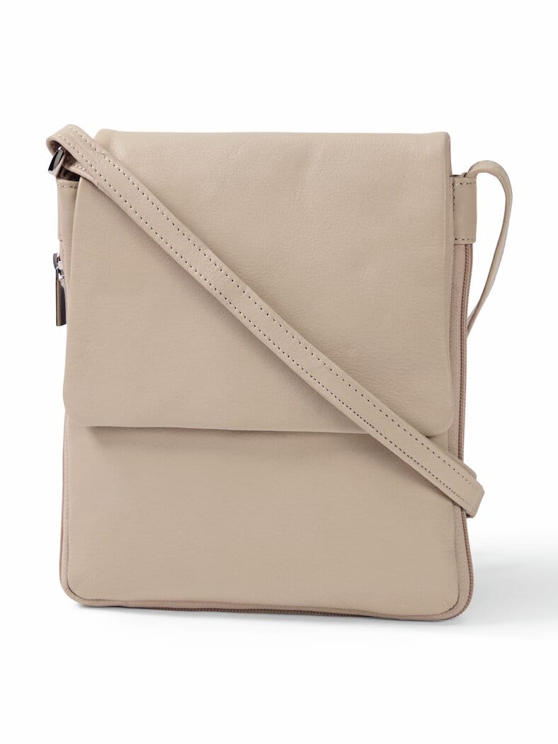 Leder-Handtasche Every Day Beige