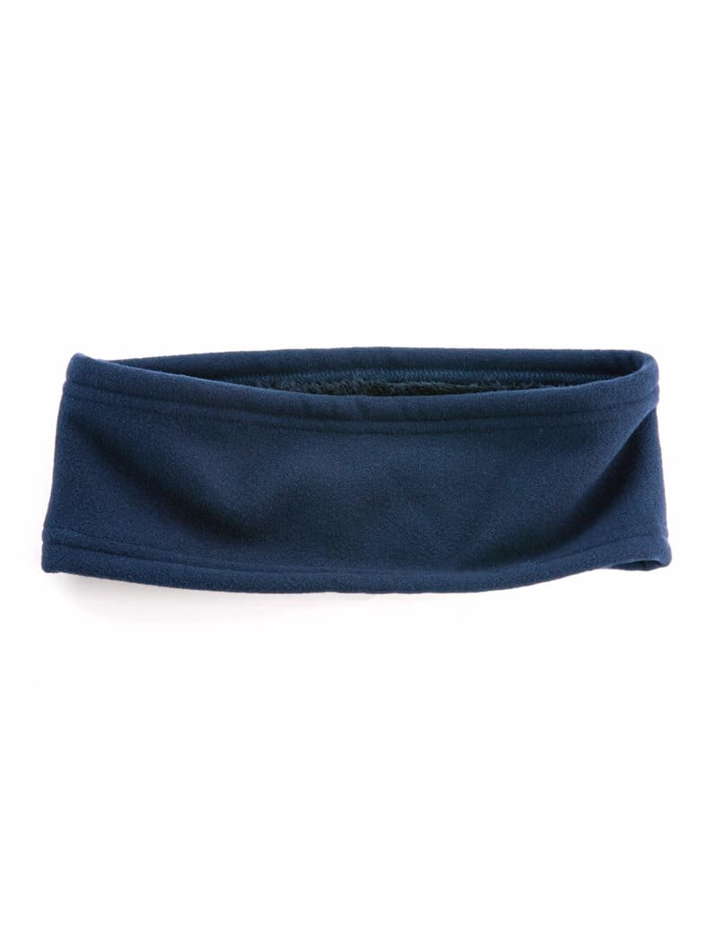 Fleece-Stirnband Thermowärme Marine