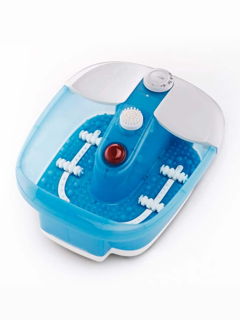 Fußsprudelbad Blau/Weiß