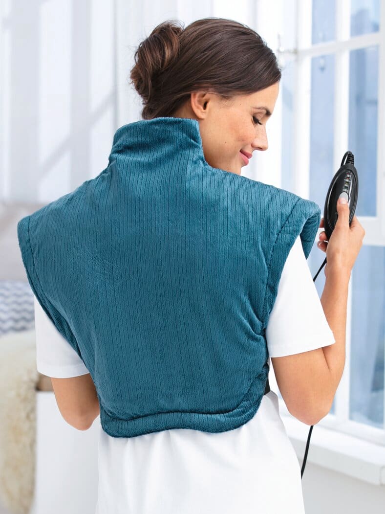 Nacken-Heizkissen Extralang Petrol