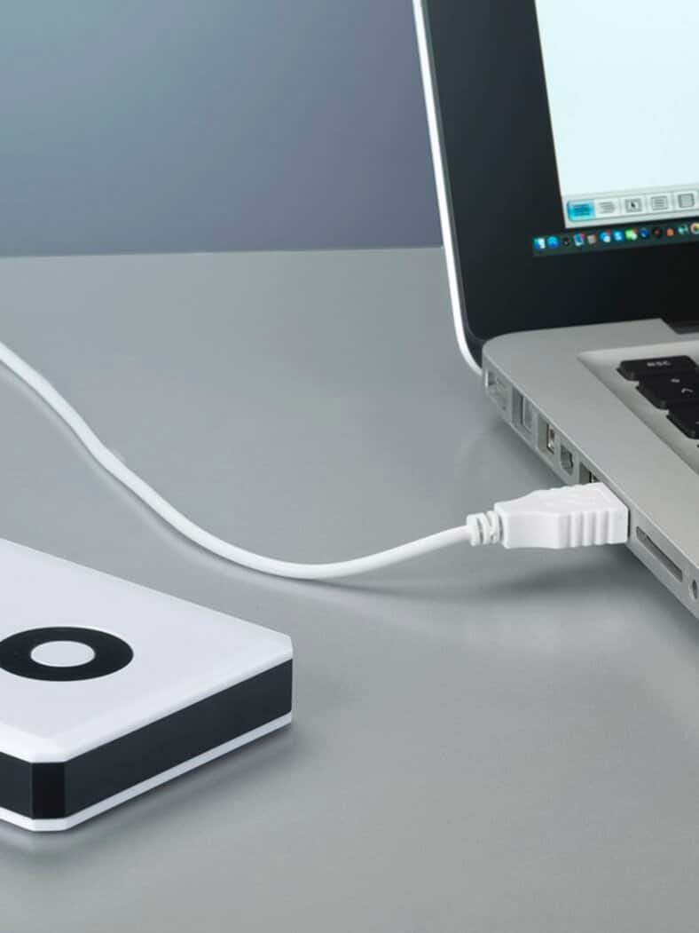 Mobile LED-Lampe Weiß