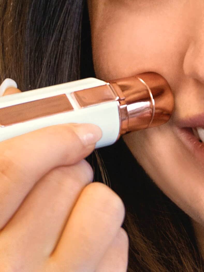 Lady-Pocket-Shaver Weiß-Rosegold