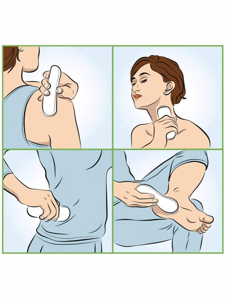 Mini-Handmassage-Gerät Weiß