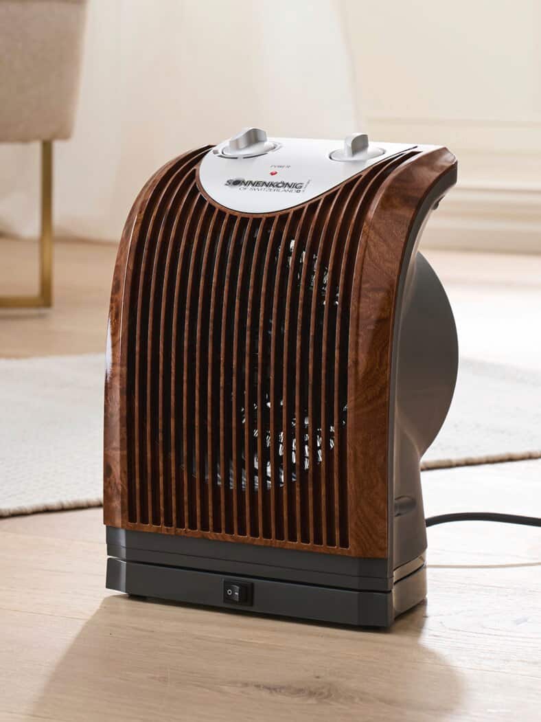 Express-Keramik-Heizlüfter Braun