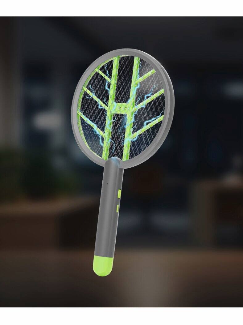Elektrische Fliegenklatsche Grau/Grün