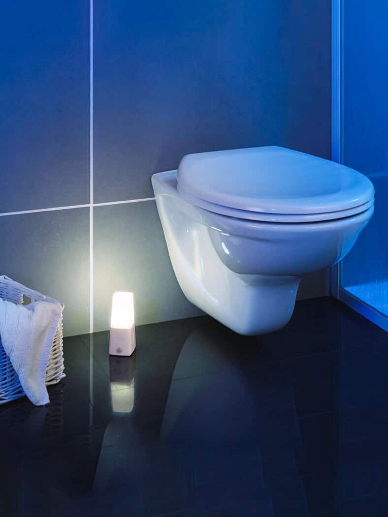 LED-Nachtlicht Bewegungssensor 2 St Weiß