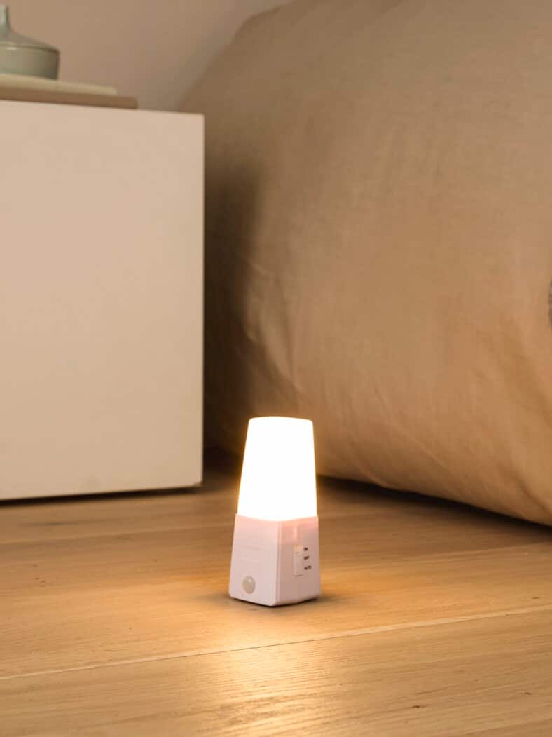 LED-Nachtlicht Bewegungssensor 2 St Weiß