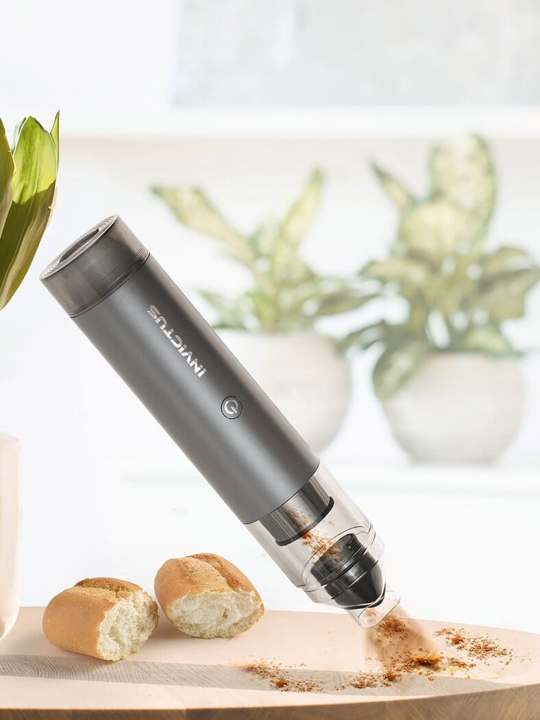 Tisch-Akkusauger Grau