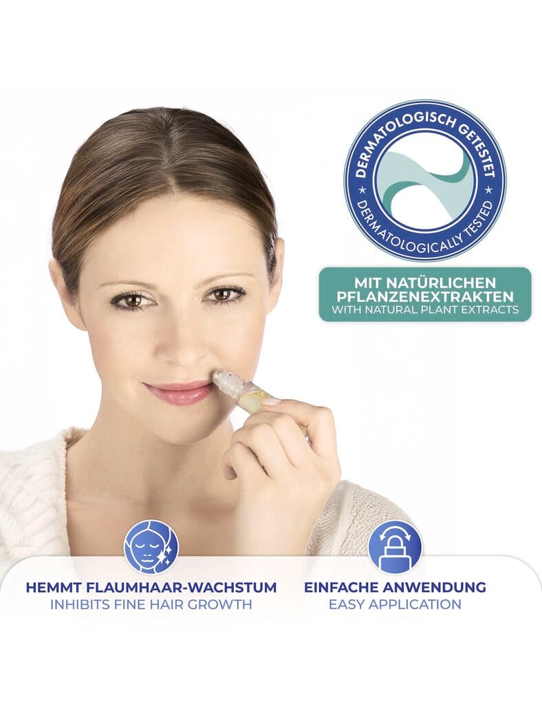 Damenbartblocker Roll-on Transparent