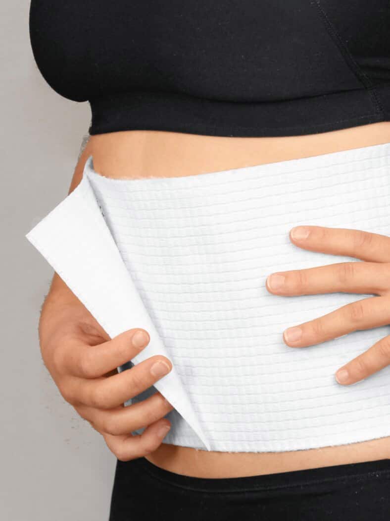 Rücken-Stützbandage Stark Weiß