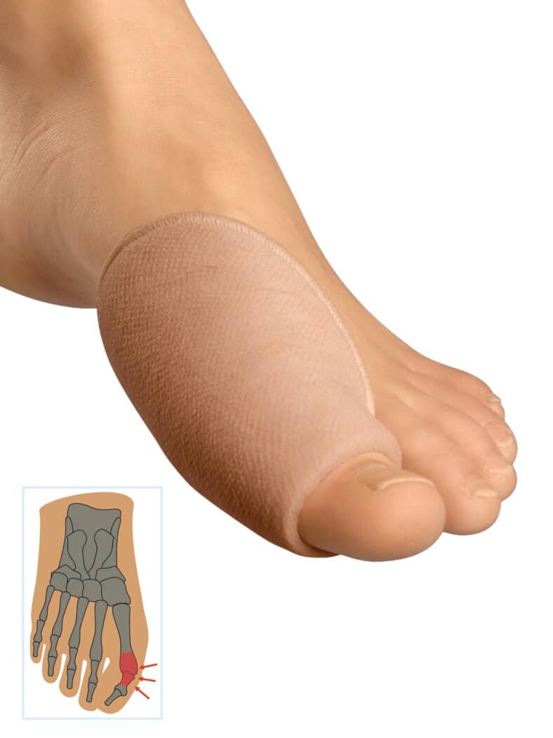 Hallux-Schutz 2 Paar (4Stück) Puder