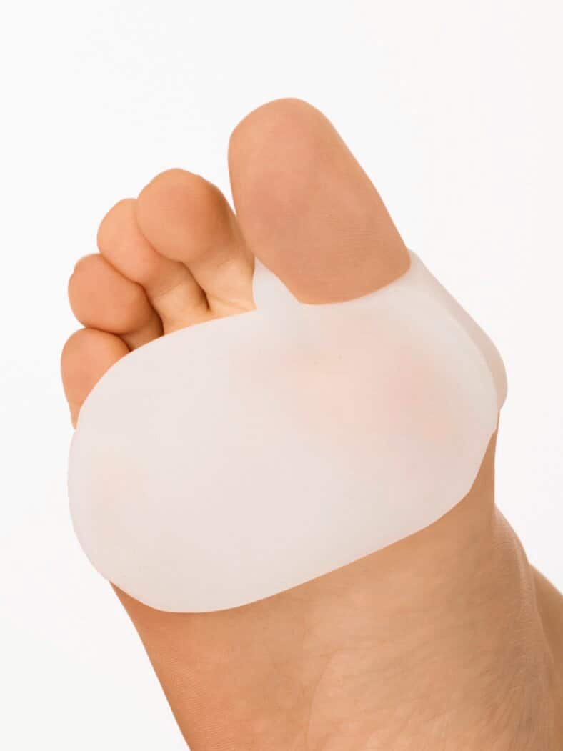 2 in 1-Hallux-Gel-Schutz 1 Paar Weiß