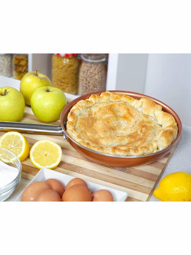 Antihaft-Keramikpfanne Kratzfest Kupfer