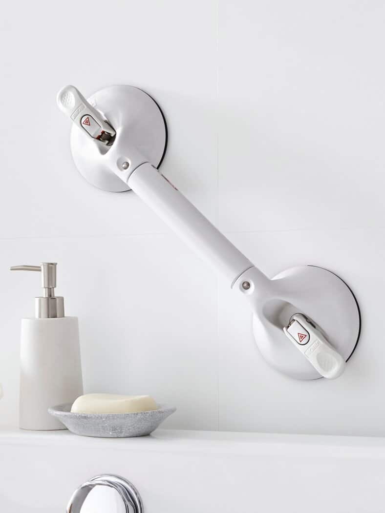 Sauggriff mit Warnwippe Weiß