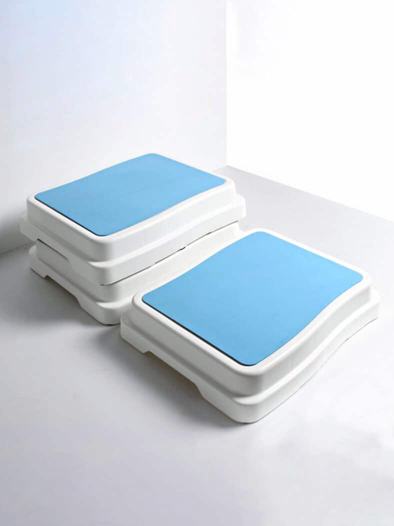 Anti-Rutsch-Trittstufe Weiß-Blau