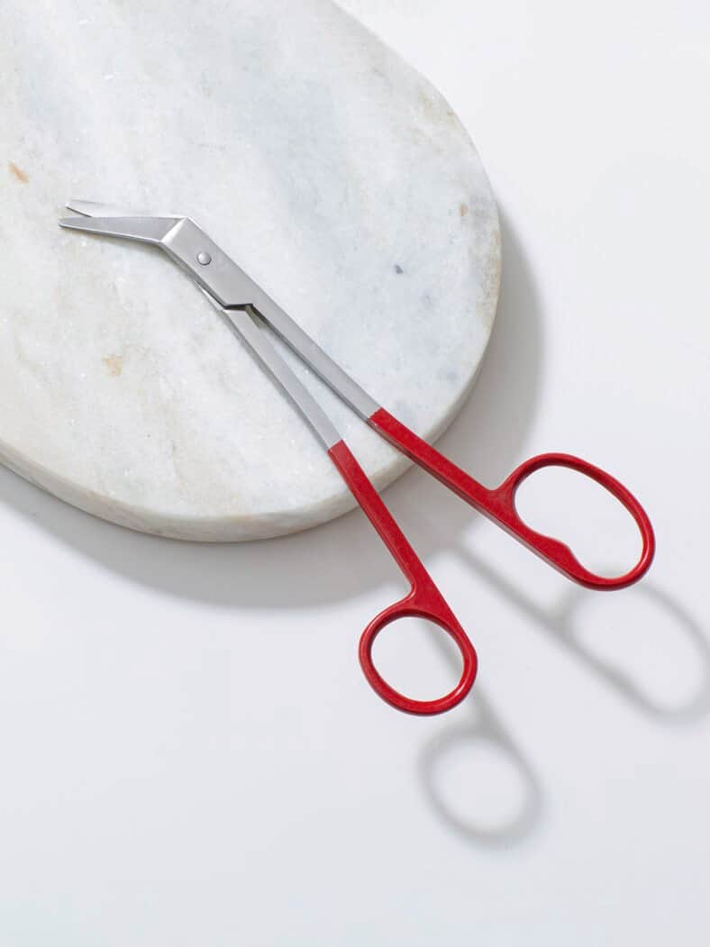 Tifall-Zehen-Nagelschere Rot-Silber