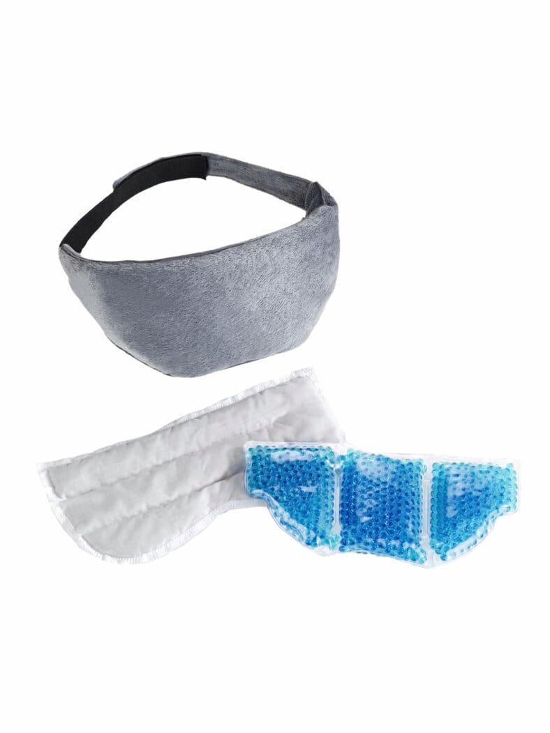 Augenkissen Wärmend und Kühlend Grau