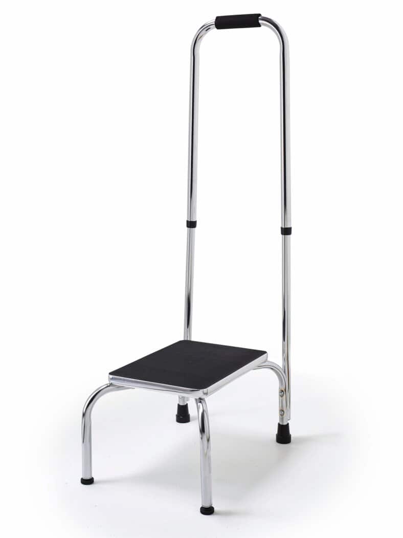 Sicherheitstritt Höhenverstellbar Grau-Schwarz