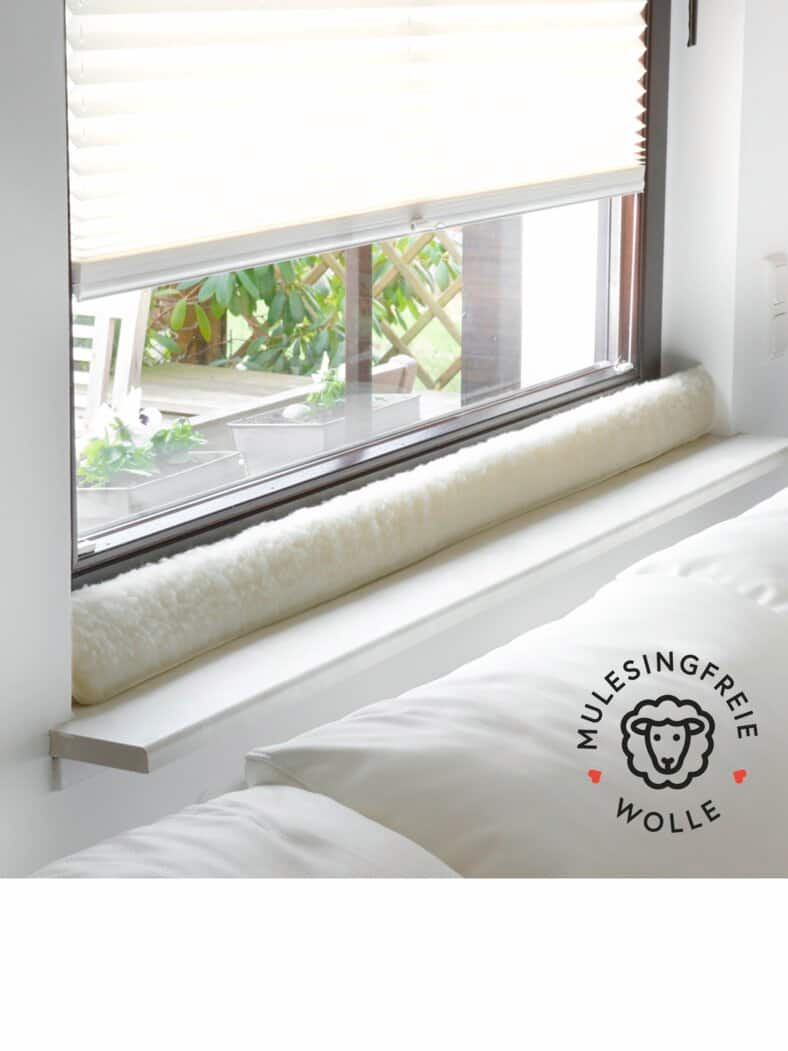 Schurwoll-Zugluftstopper Natur