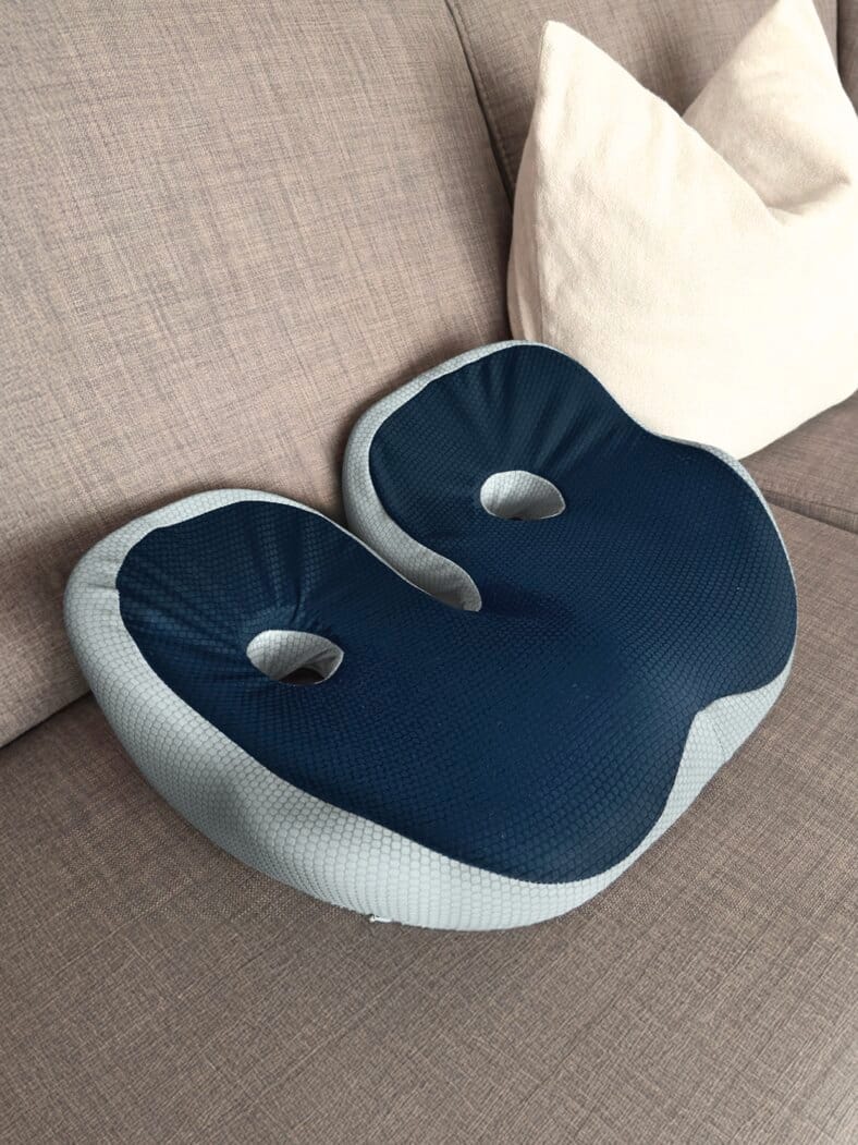 Ergonomische Sitzerhöhung Schwarz