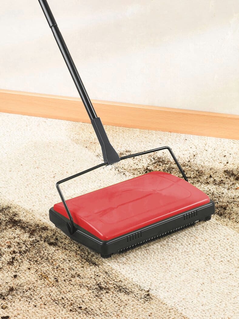 Teppichkehrer Mechanisch Rot