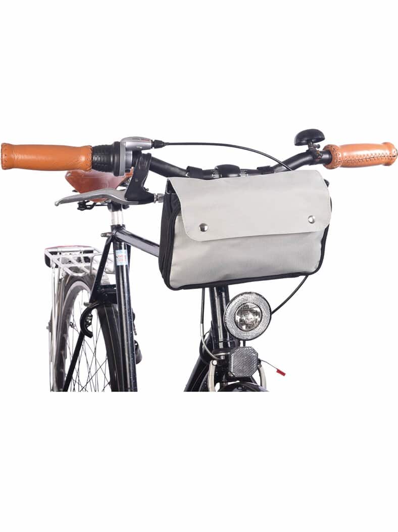 Fahrrad-Lenkertasche Grau