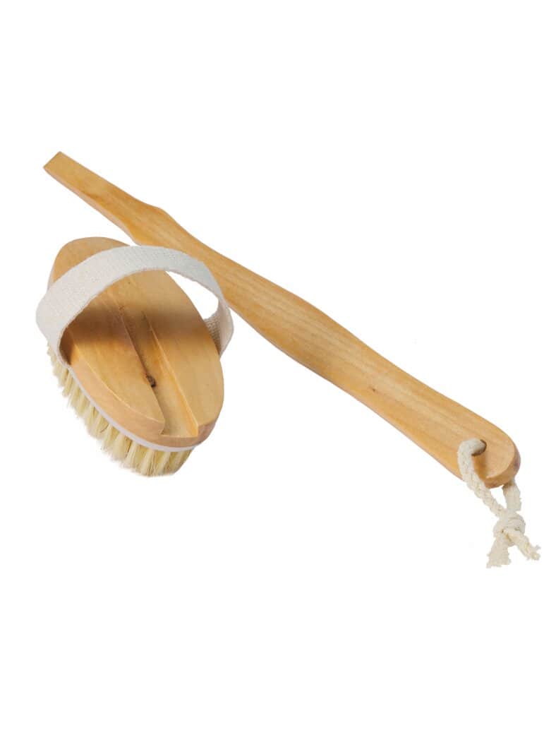 2 in1 Rücken- & Handbürste Natur