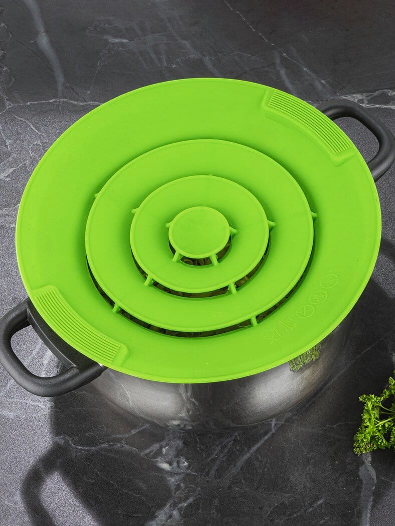 Überkochschutz Silikon Grün