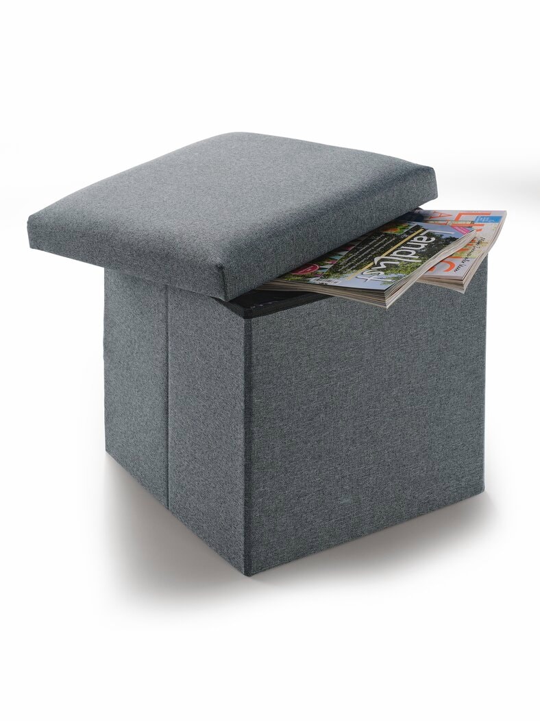 Hocker mit Stauraum Grau