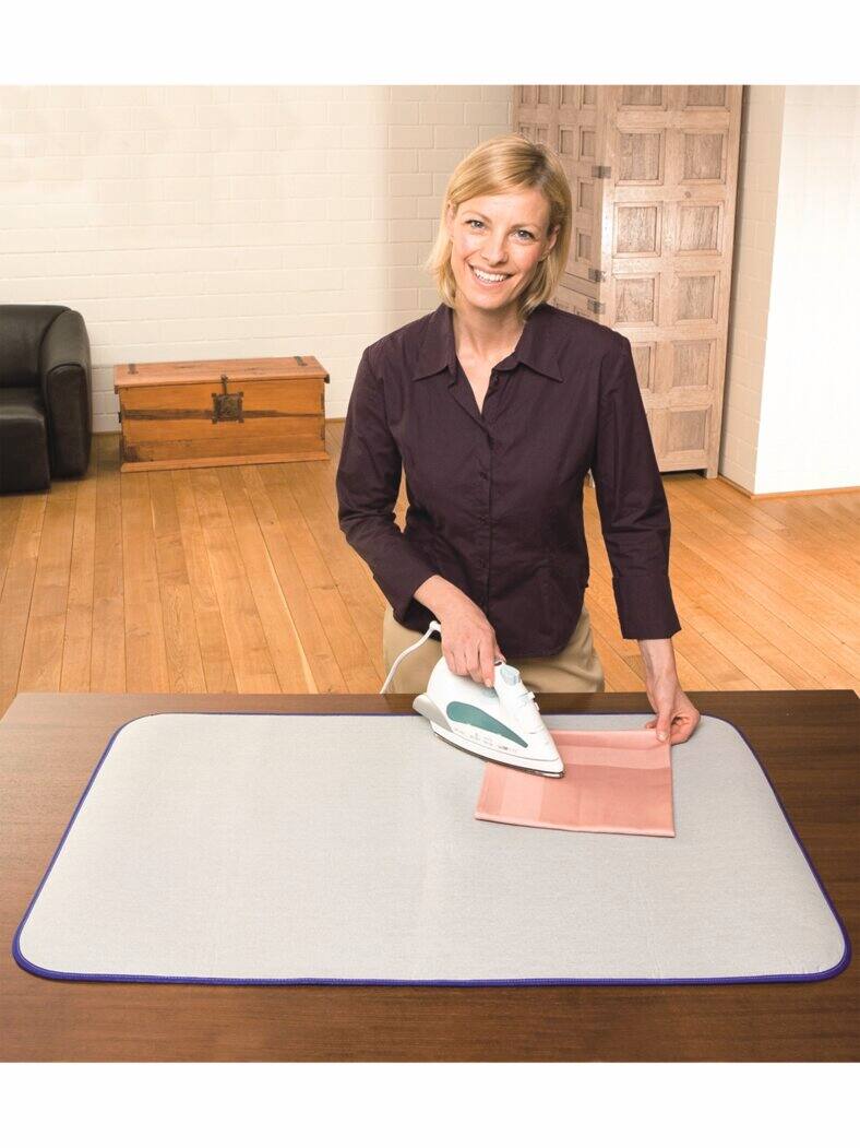 Bügeltischauflage Thermo Silber