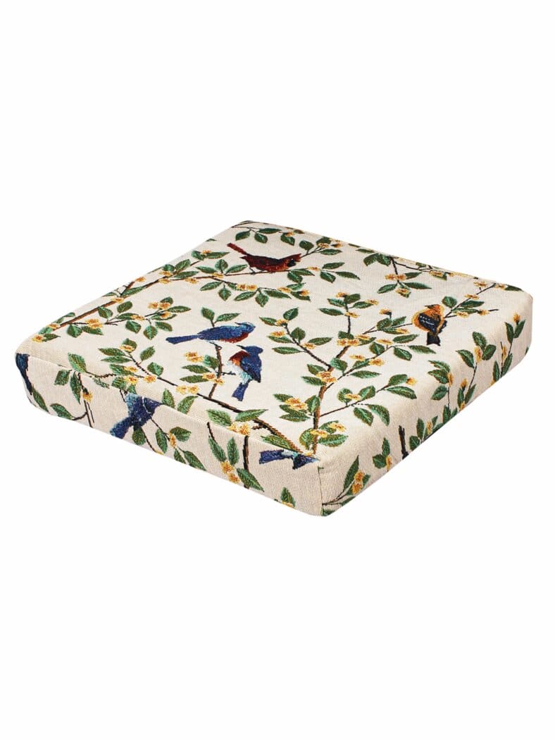 Sitzerhöhung Gobelin Beige-Grün