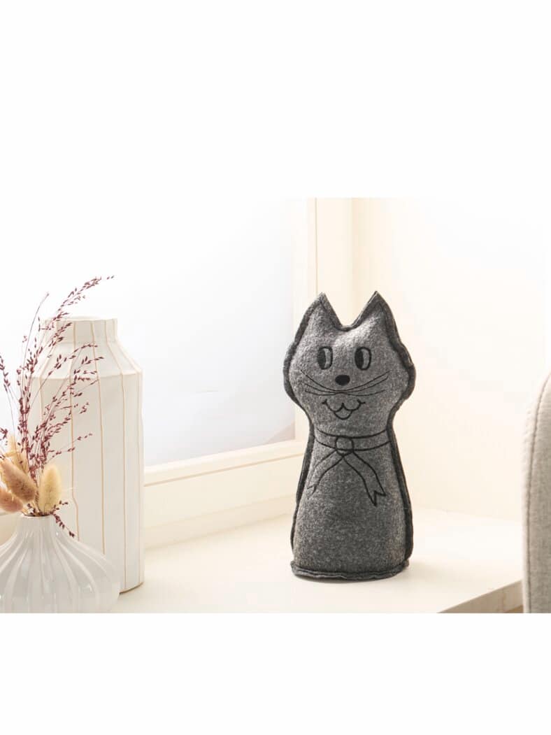 Raumentfeuchter Katze Grau