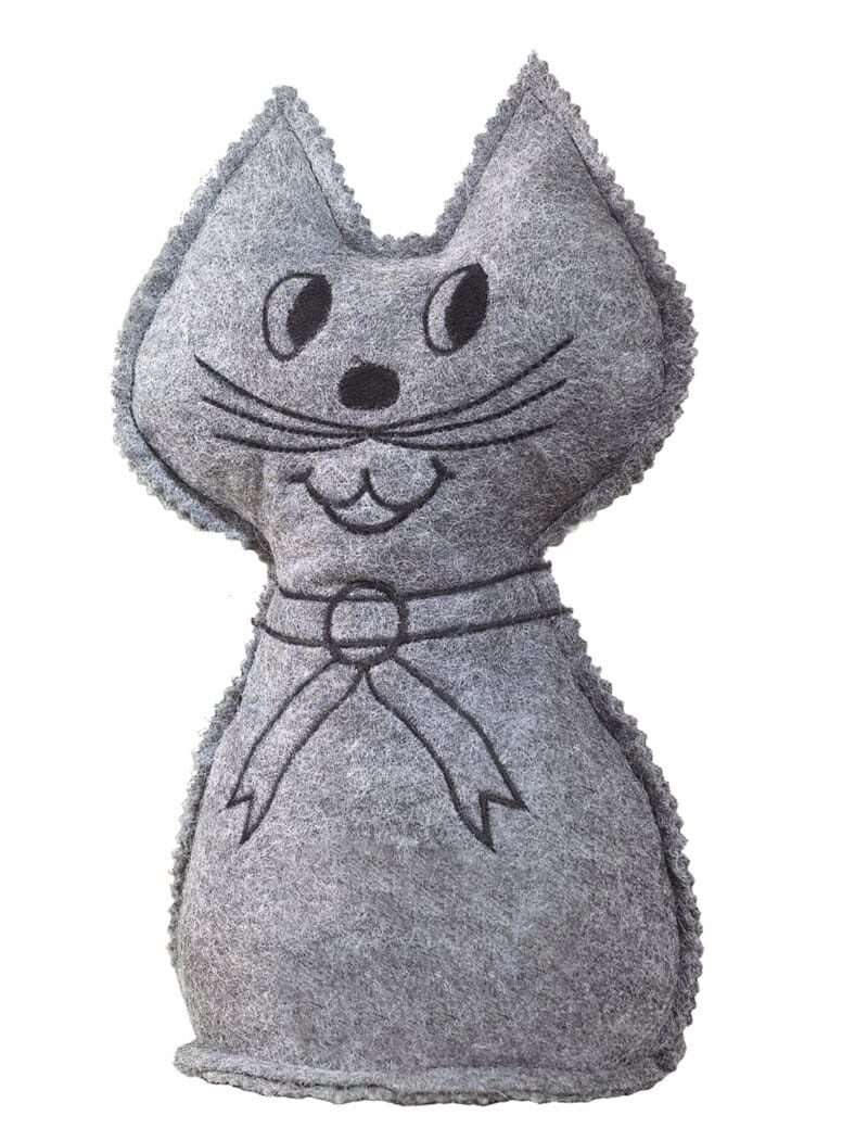 Raumentfeuchter Katze Grau