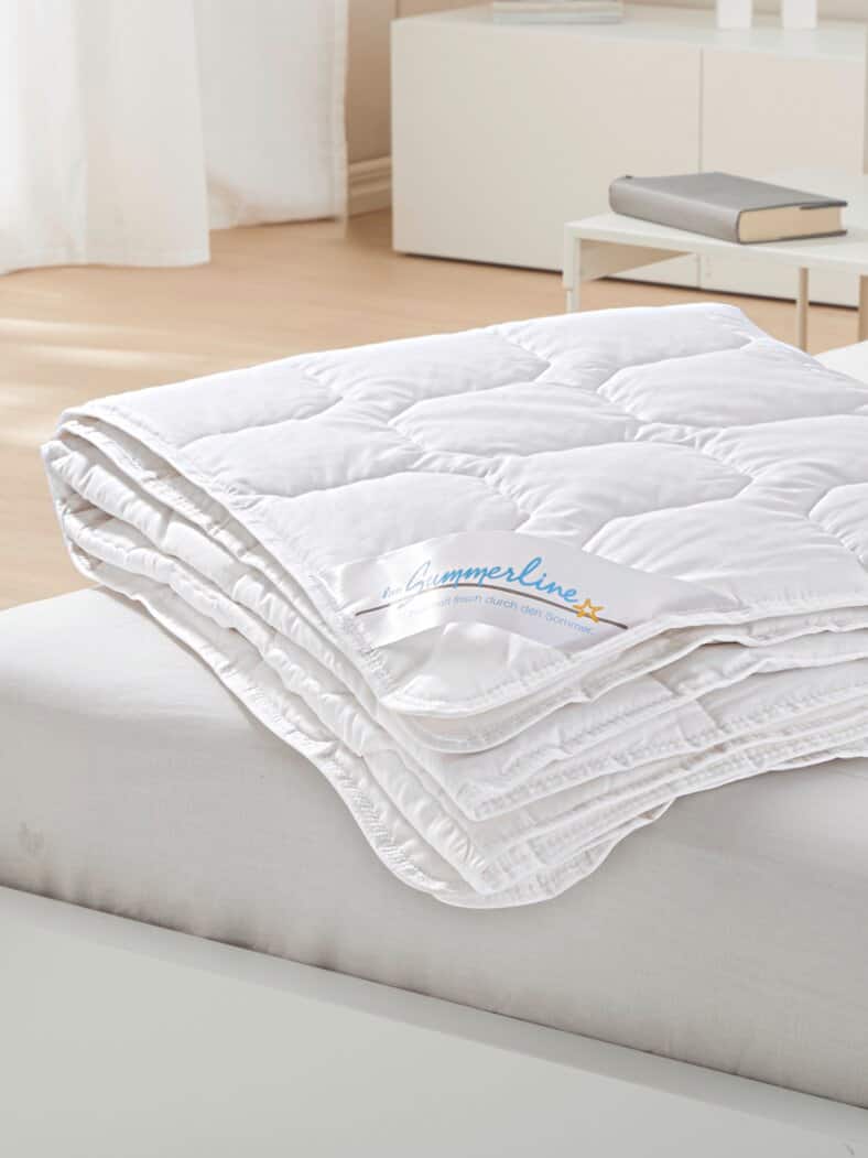 Frankenstolz-Baumwollsteppdecke Weiß