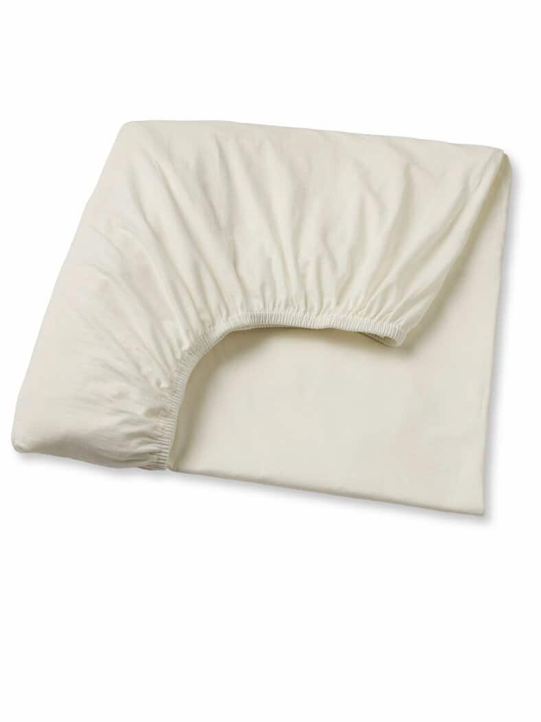 Jersey-Spannbettlaken Elastik Creme