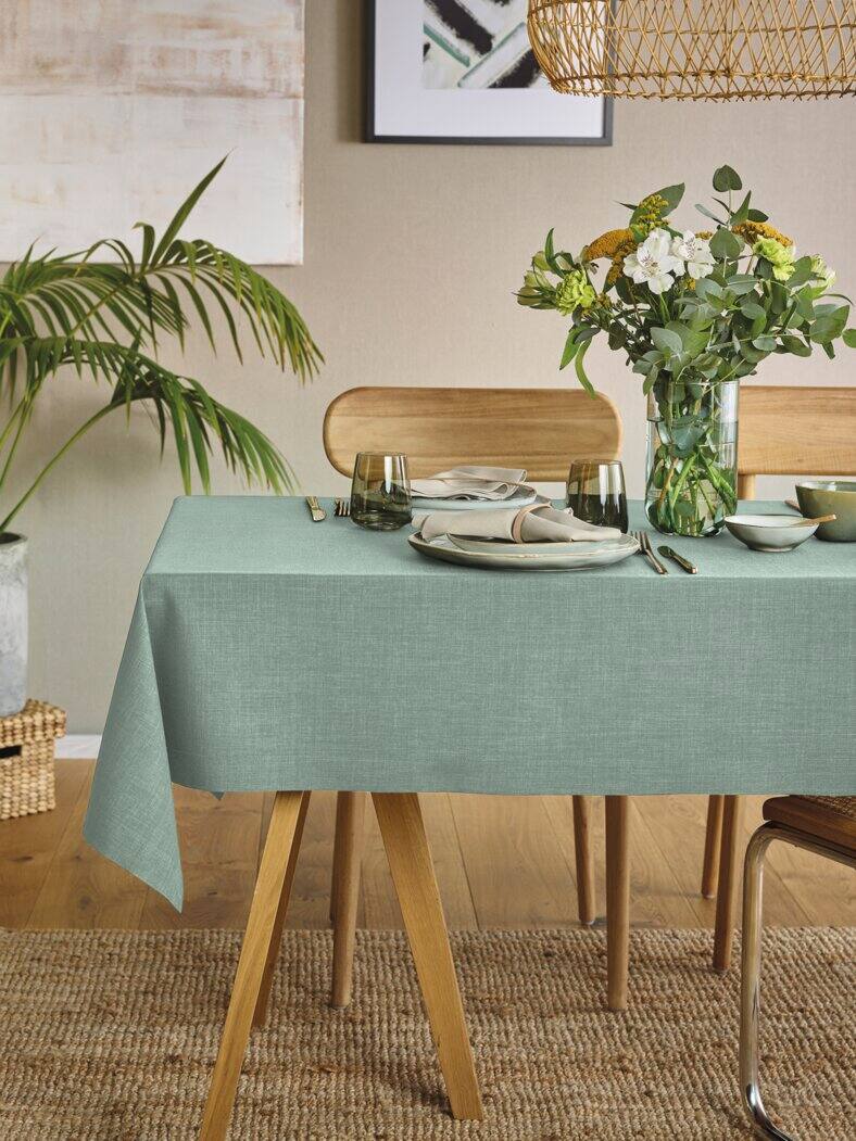 Sander-Tischdecke Fleckschutz Eckig Mint