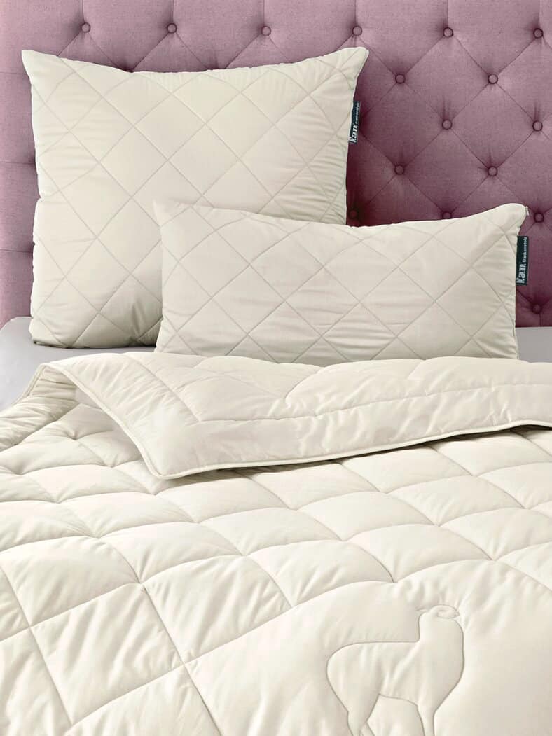 Baby Alpaka Kopfkissen Weiß